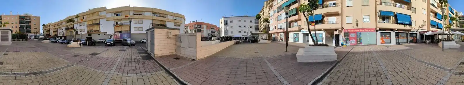 Exterior view of Flat for sale in Marbella  with Air Conditioner, Terrace and Furnished