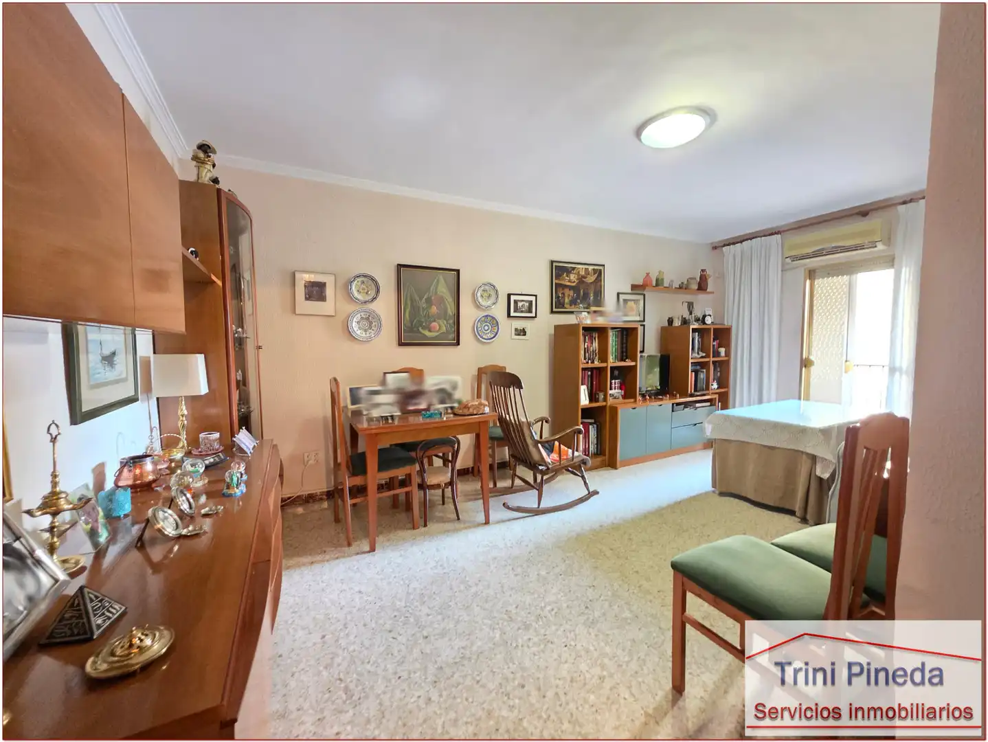 Living room of Flat for sale in Sevilla  with Air Conditioner, Heating and Terrace