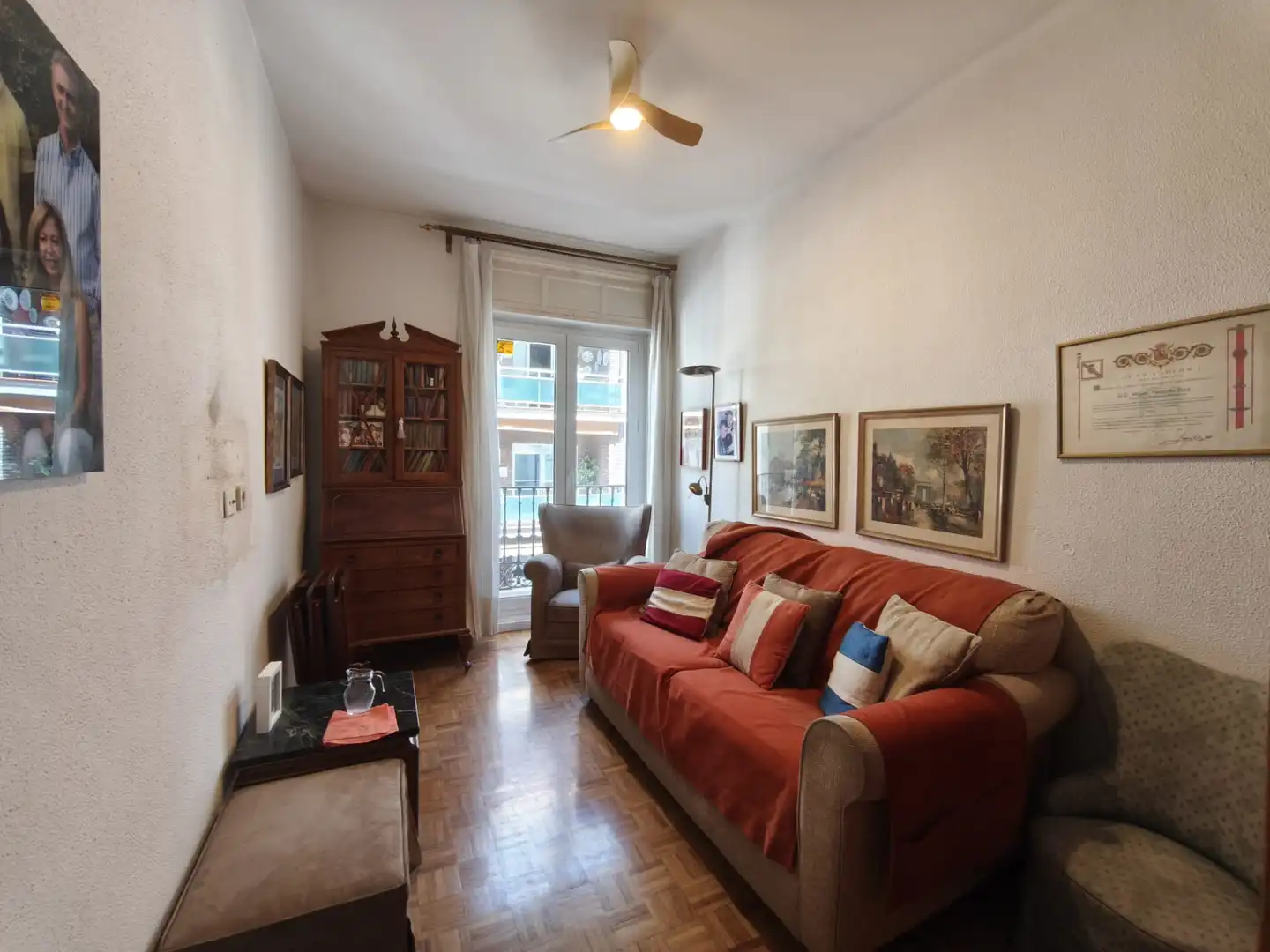 Sala de estar de Piso en venta en Madrid con Balcón y Alarma