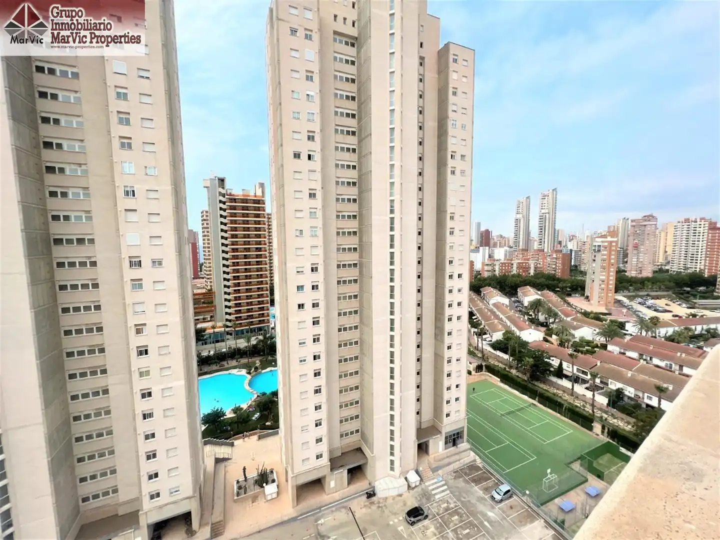 Exterior view of Flat for rent in Benidorm  with Air Conditioner, Terrace and Furnished