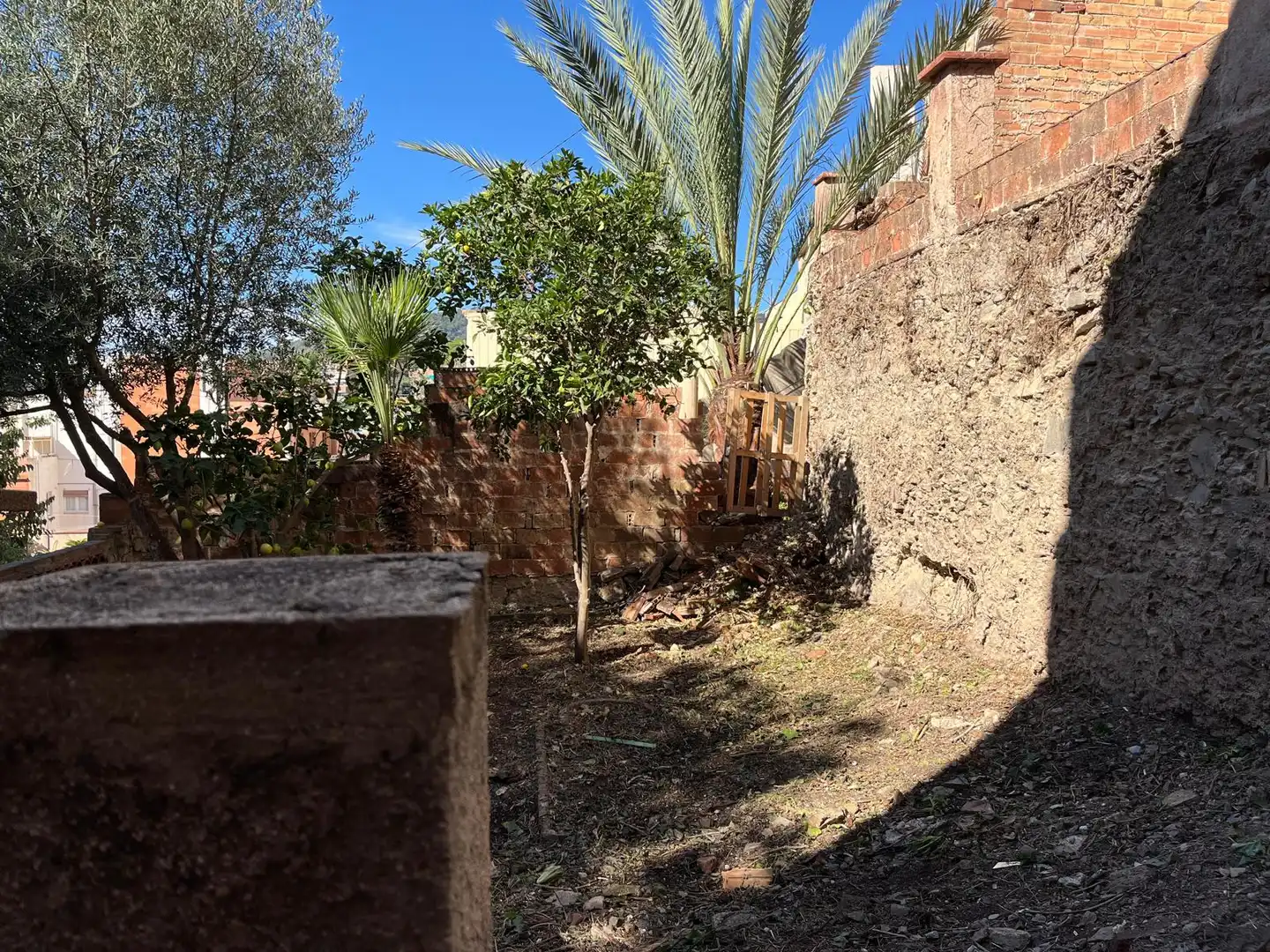 Jardín de Casa adosada en venta en Gràcia