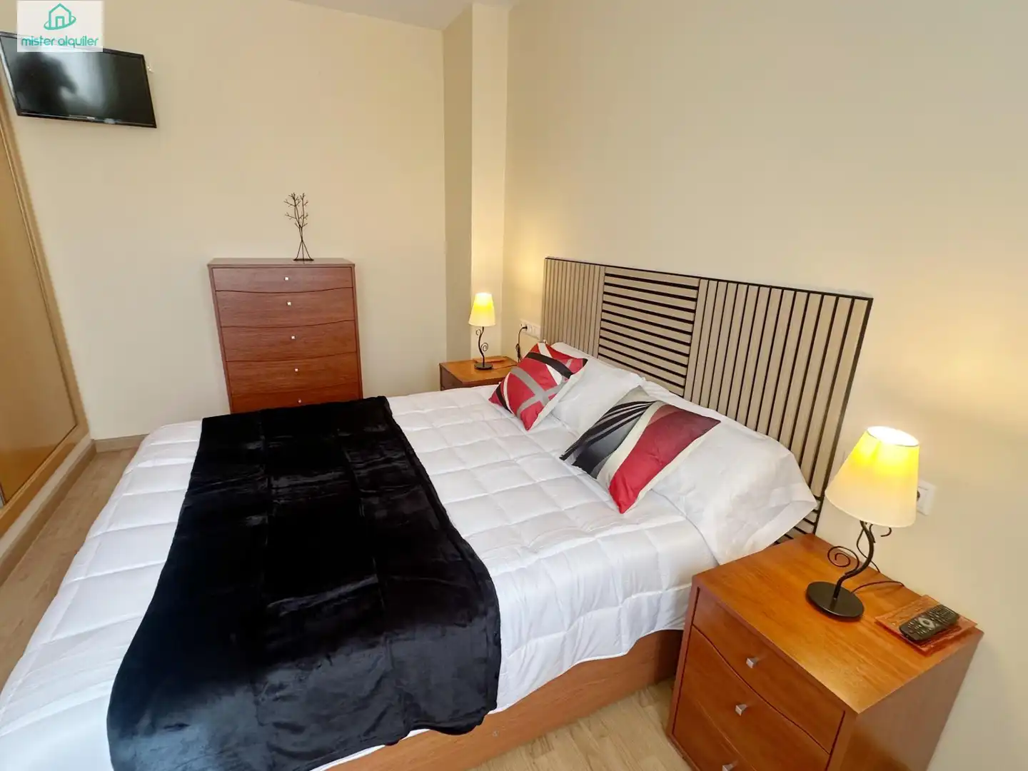 Bedroom of Apartments for rent in El Campello  with Air Conditioner, Heating and Private garden