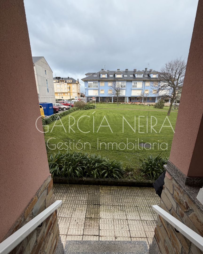 Exterior view of Flat for sale in Navia  with Heating, Parquet flooring and Furnished