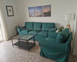 Sala d'estar de Pis de lloguer en  Almería Capital amb Aire condicionat, Terrassa i Moblat