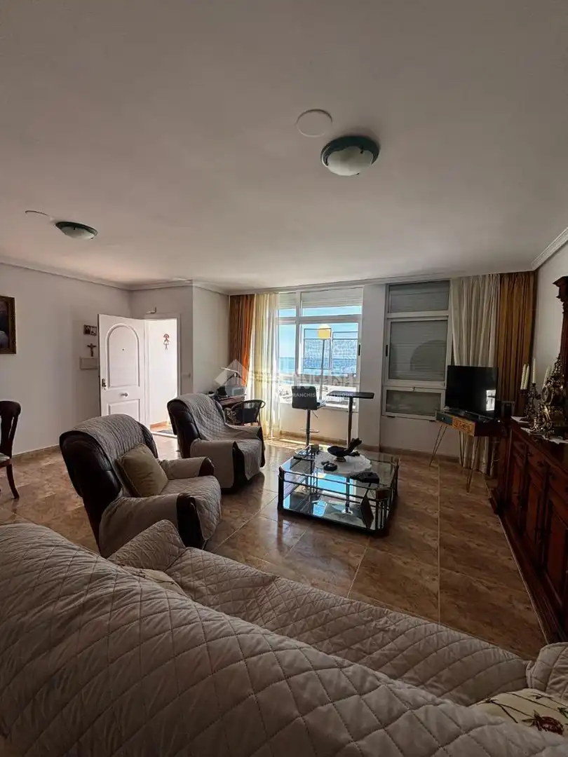 Living room of Flat for rent in Mojácar  with Air Conditioner and Furnished