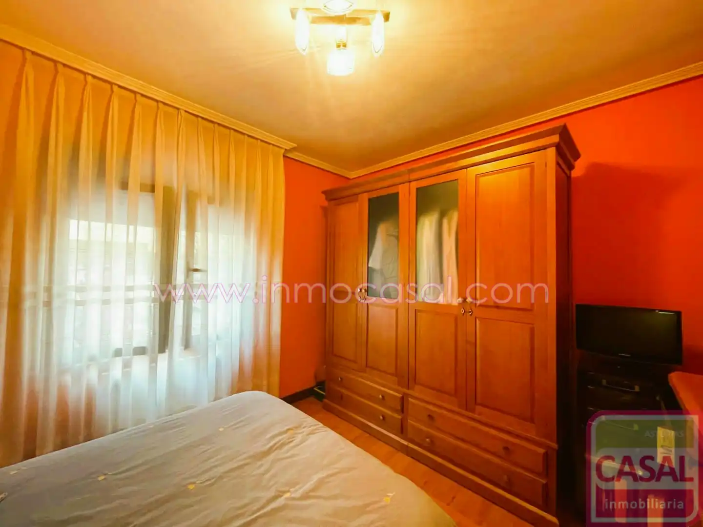 Bedroom of Flat for sale in Mieres (Asturias)  with Heating, Storage room and Furnished