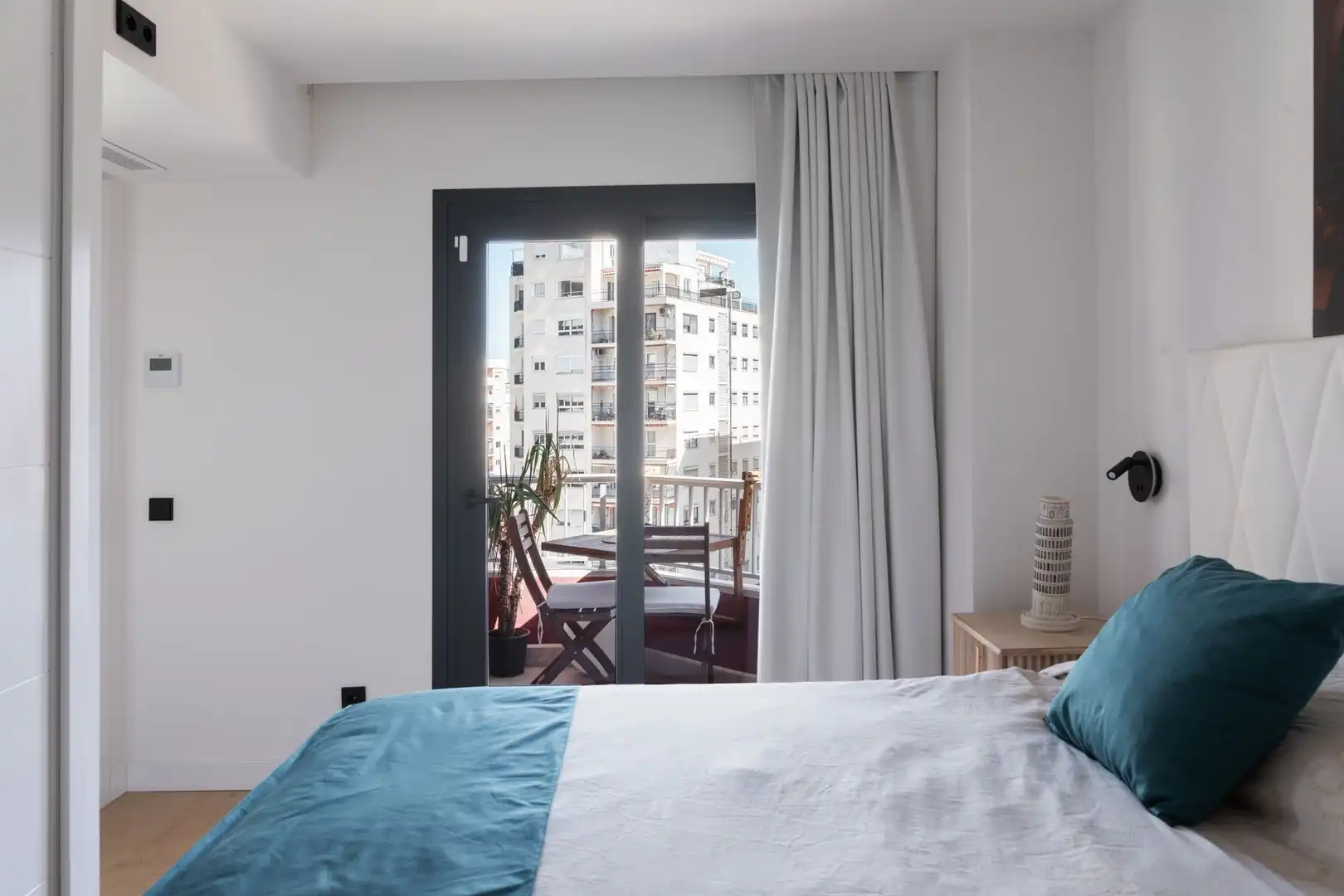 Schlafzimmer von Wohnungen zum Verkauf in  Palma de Mallorca mit Balkon