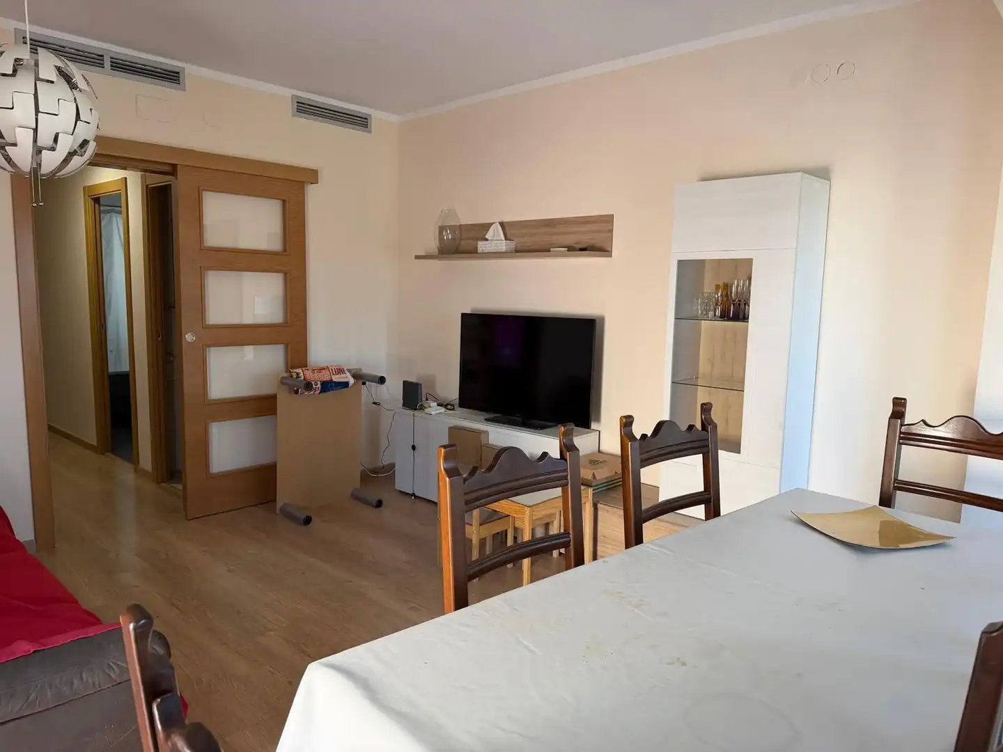 Dining room of Attic for rent in Lleida  with Air Conditioner, Terrace and Furnished
