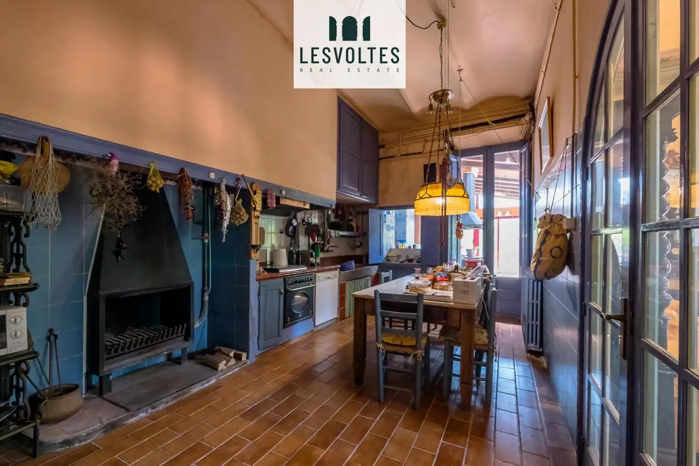 Cocina de Casa o chalet en venta en Sant Martí Vell con Aire acondicionado, Calefacción y Jardín privado