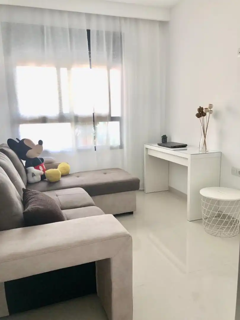 Wohnzimmer von Haus oder Chalet zur Miete in Pilar de la Horadada mit Klimaanlage, Terrasse und Schwimmbad