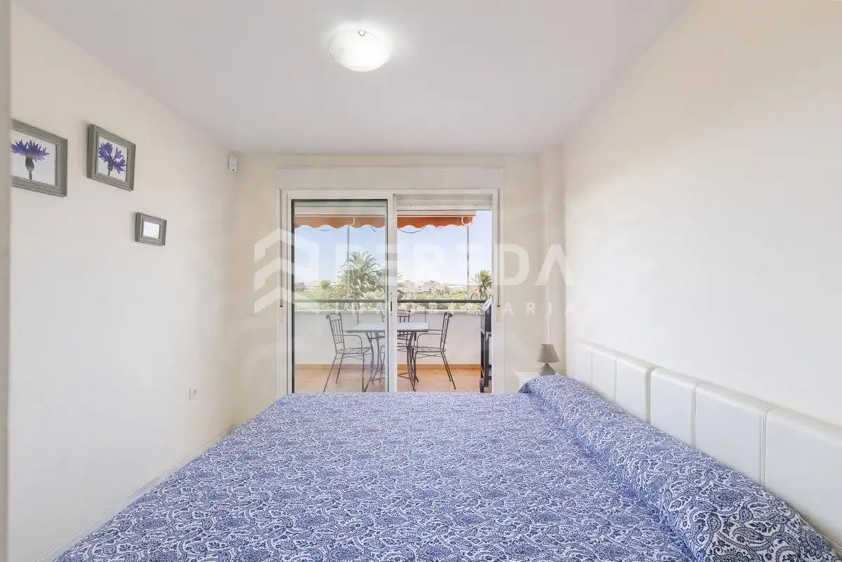 Bedroom of Apartments for sale in Roquetas de Mar  with Air Conditioner, Private garden and Terrace
