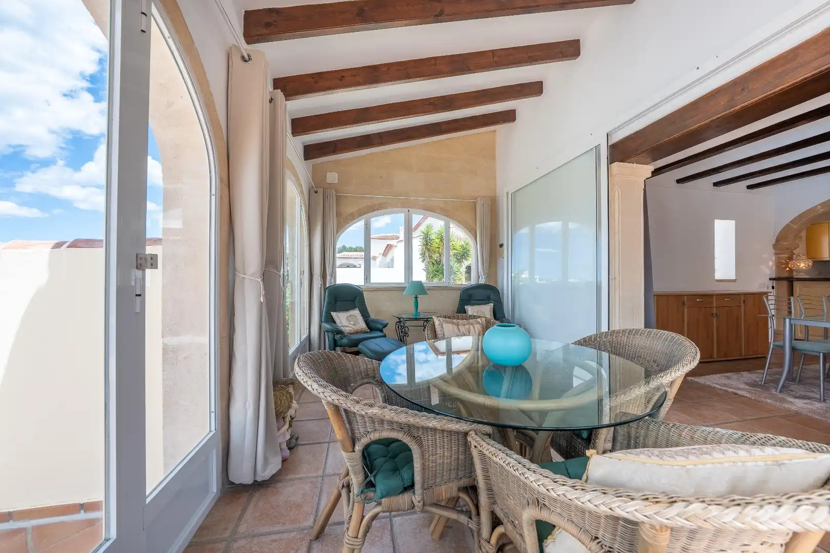 Terrace of Houses for sale in Jávea / Xàbia  with Air Conditioner, Heating and Private garden
