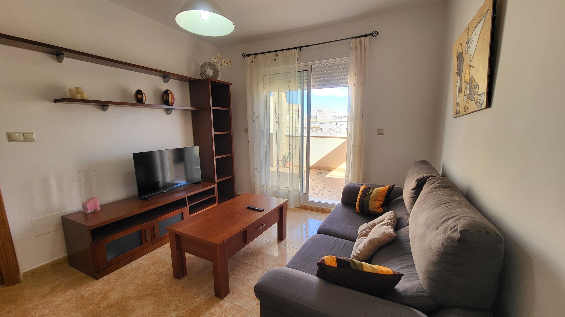 Sala d'estar de Àtic de lloguer en Albox