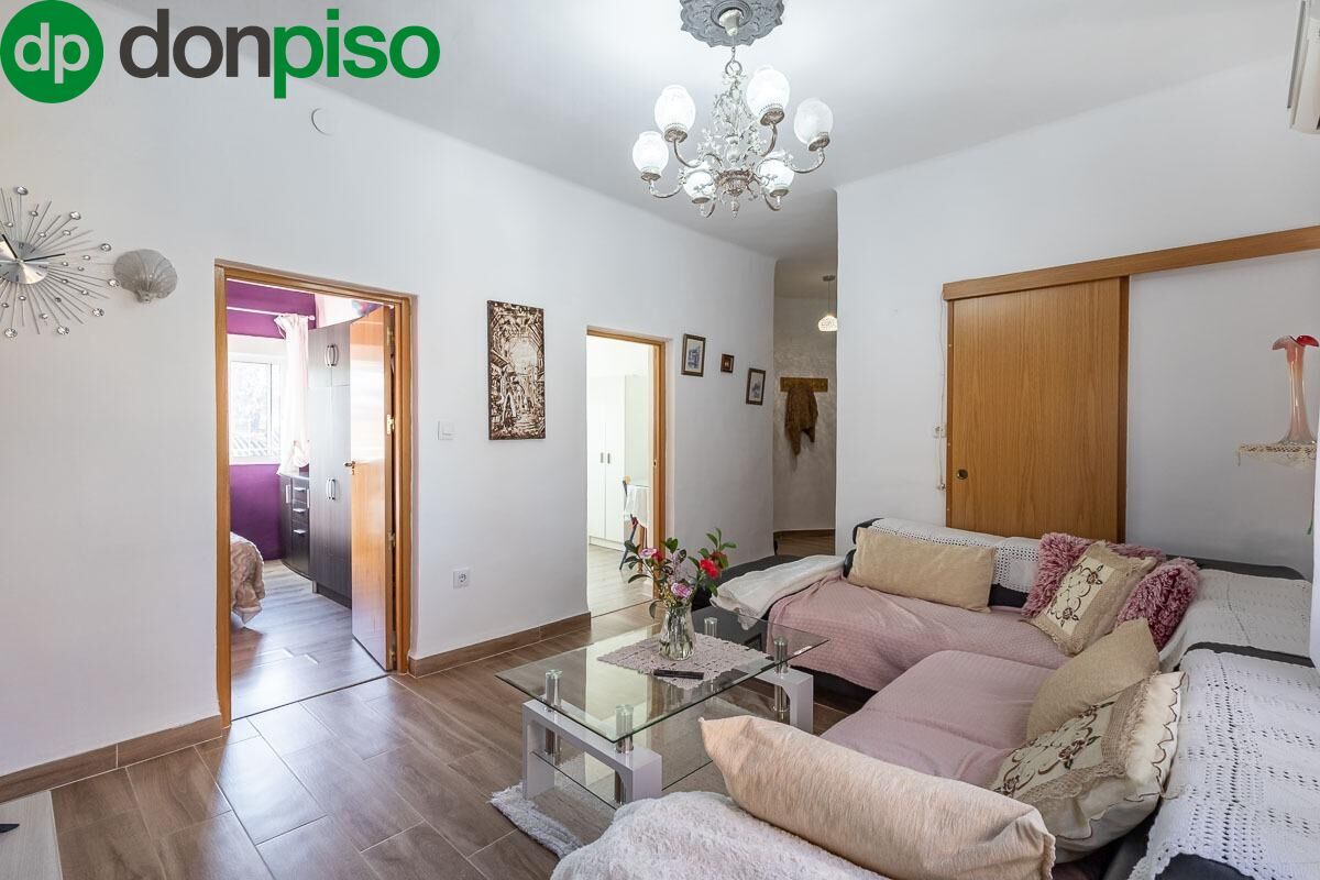 Sala d'estar de Pis en venda en  Granada Capital amb Moblat i Balcó