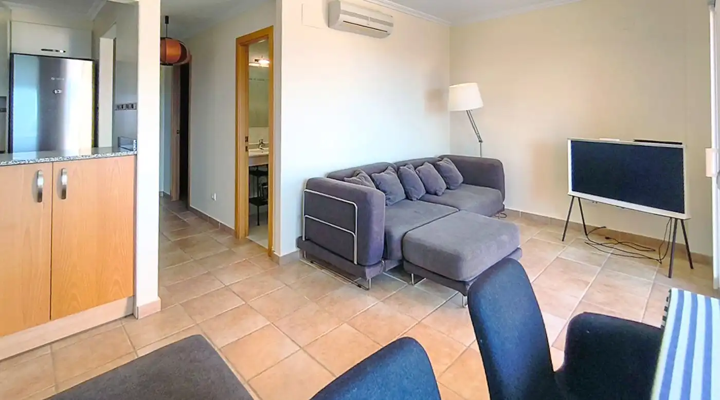 Sala d'estar de Àtic en venda en Pedreguer amb Aire condicionat, Calefacció i Jardí privat