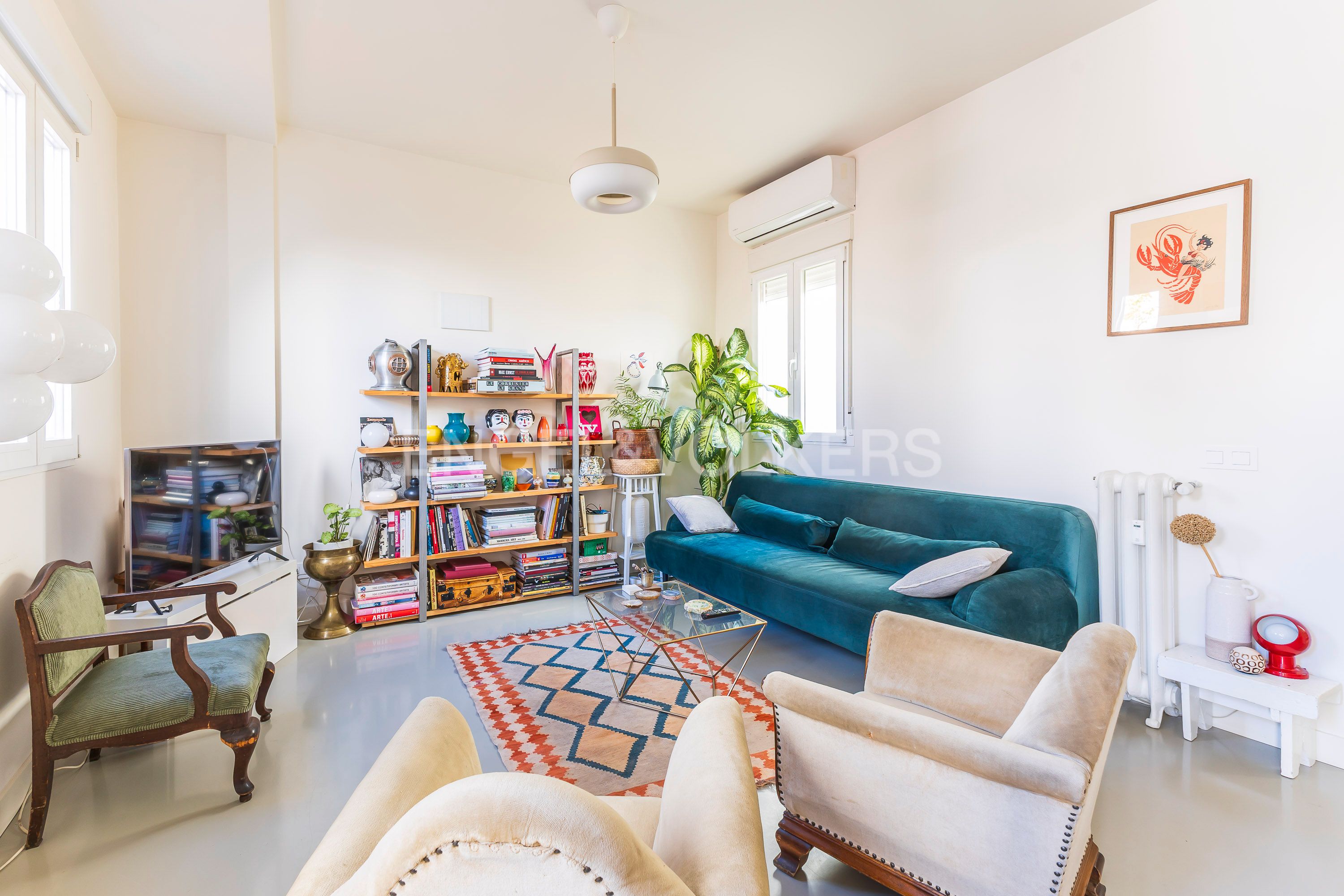 Living room of Attic for sale in  Madrid Capital  with Air Conditioner, Heating and Terrace