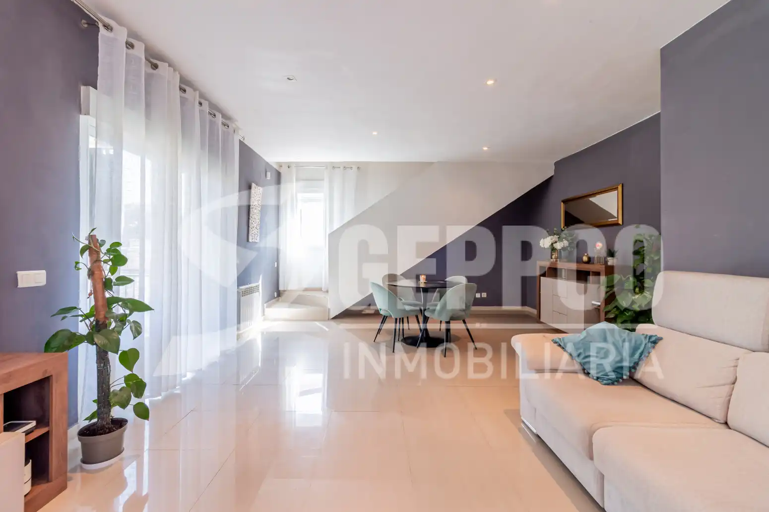 Sala de estar de Casa o chalet en venta en Trijueque con Jardín privado