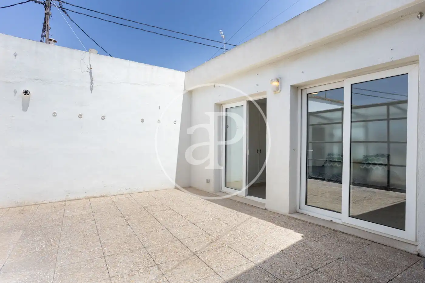 Terrace of Attic for rent in Valencia  with Air Conditioner, Heating and Terrace