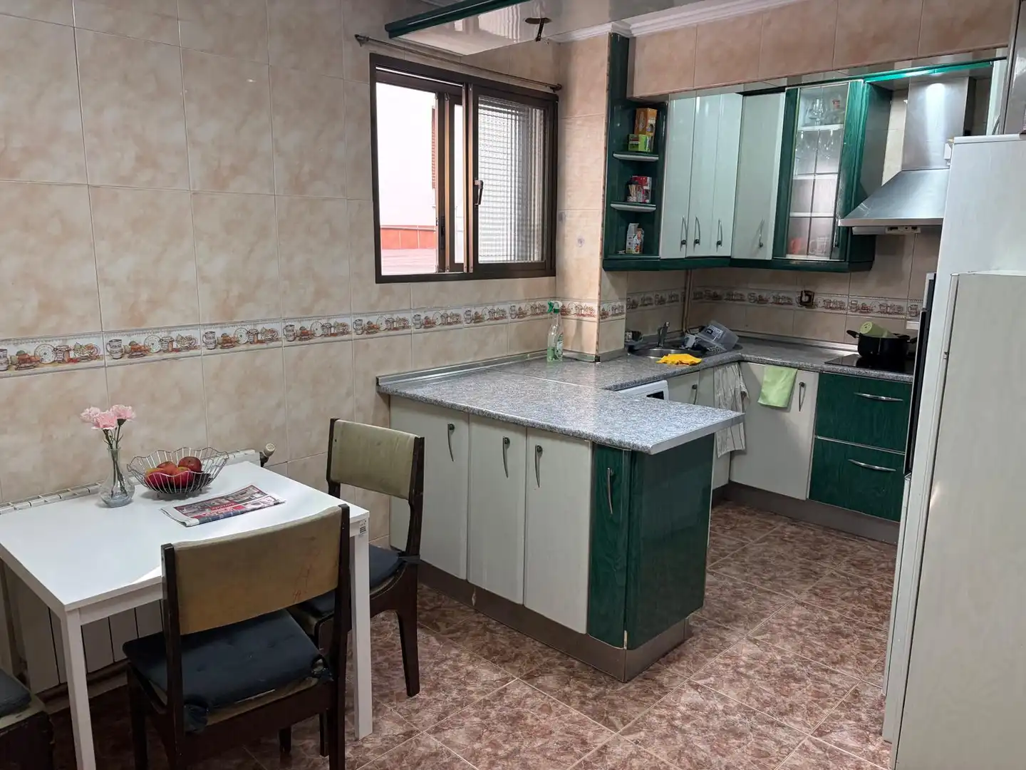 Kitchen of Flat for sale in Basauri   with Heating, Furnished and Balcony