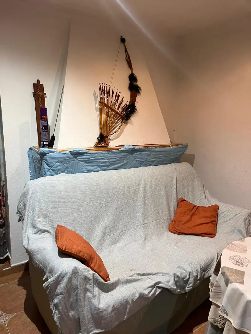 Sala de estar de Casa o chalet en venta en María con Terraza y Balcón