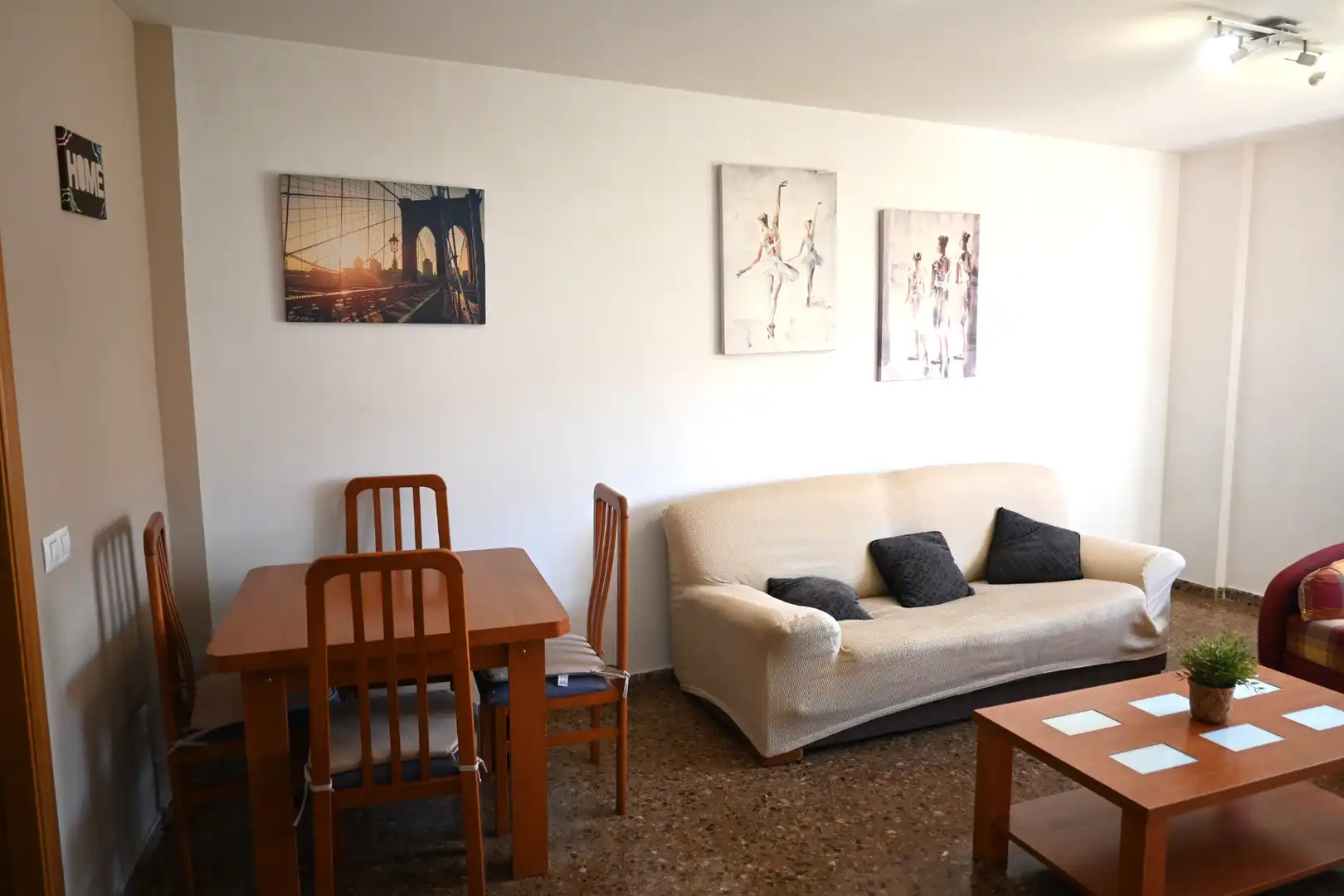 Sala de estar de Piso en venta en Sagunto / Sagunt con Aire acondicionado, Trastero y Amueblado