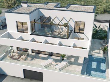 Villa con balcone in vendita a Finestrat Pueblo