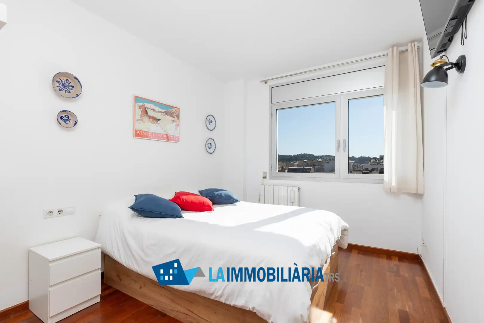 Schlafzimmer von Wohnung zum Verkauf in Terrassa mit Klimaanlage, Heizung und Terrasse