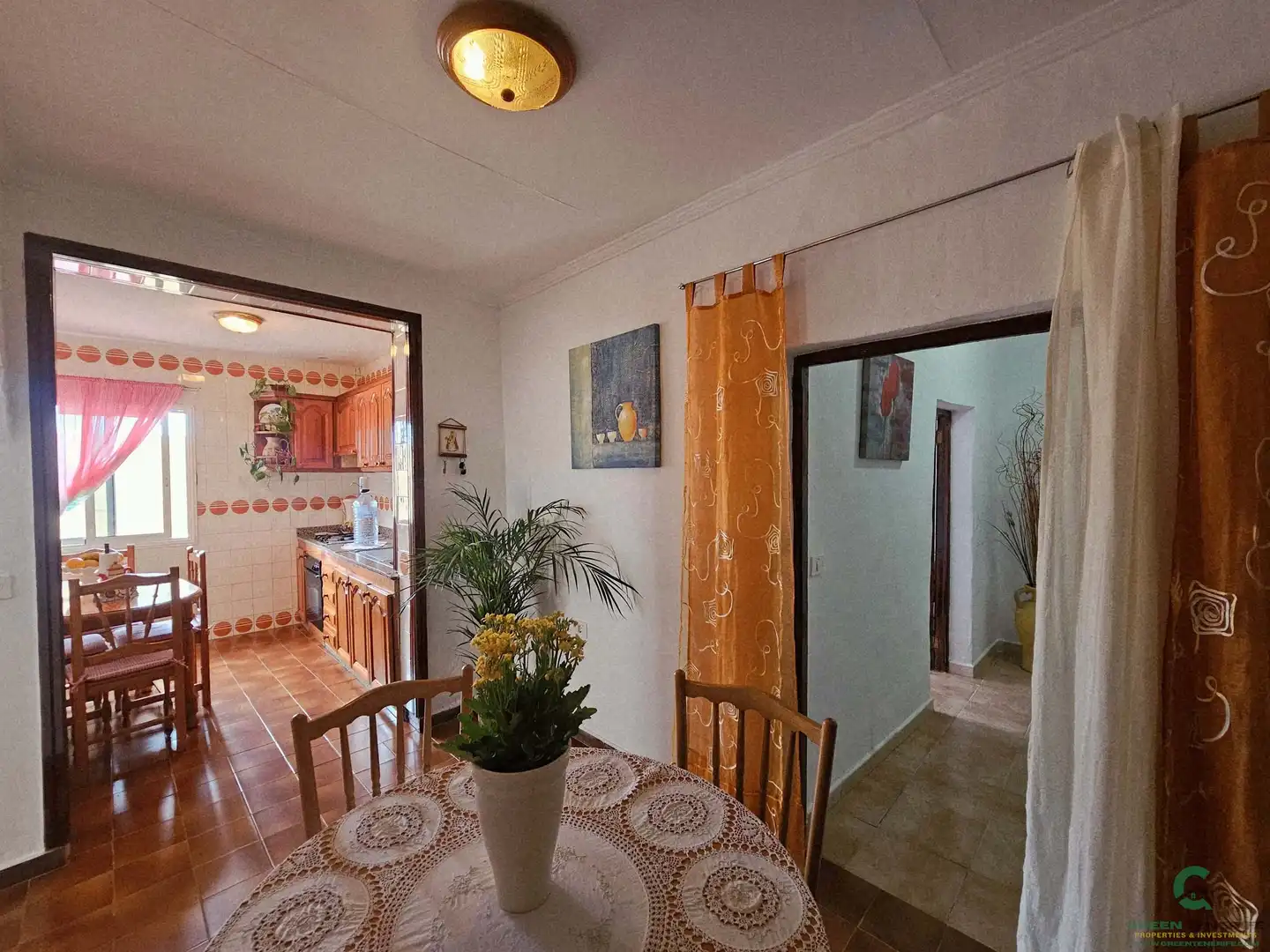 Esszimmer von Einfamilien-Reihenhaus zum Verkauf in Garachico mit Terrasse und Abstellraum