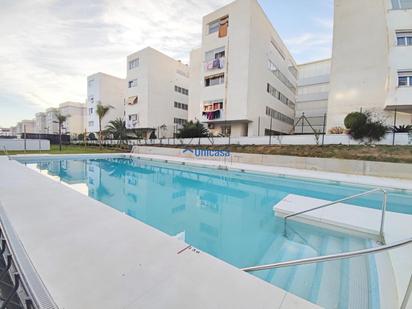 Swimming pool of Flat for sale in Málaga Capital  with Air Conditioner, Terrace and Storage room