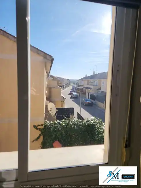 Vista exterior de Casa adosada en venta en Numancia de la Sagra con Aire acondicionado, Calefacción y Jardín privado