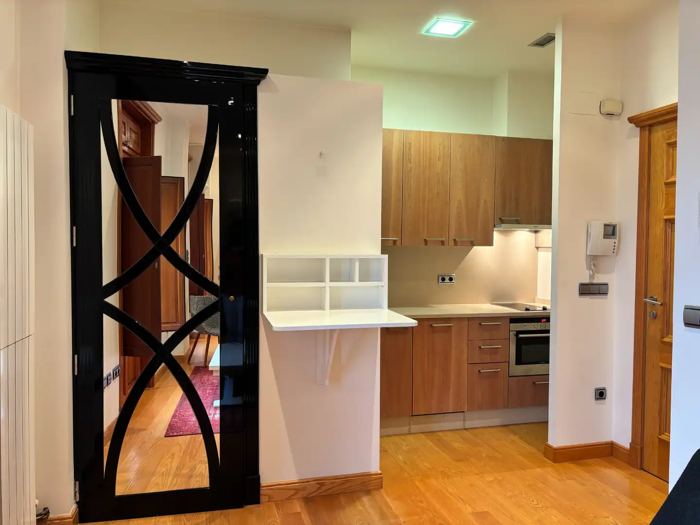 Cocina de Estudio de alquiler en Vigo  con Calefacción, Amueblado y Horno