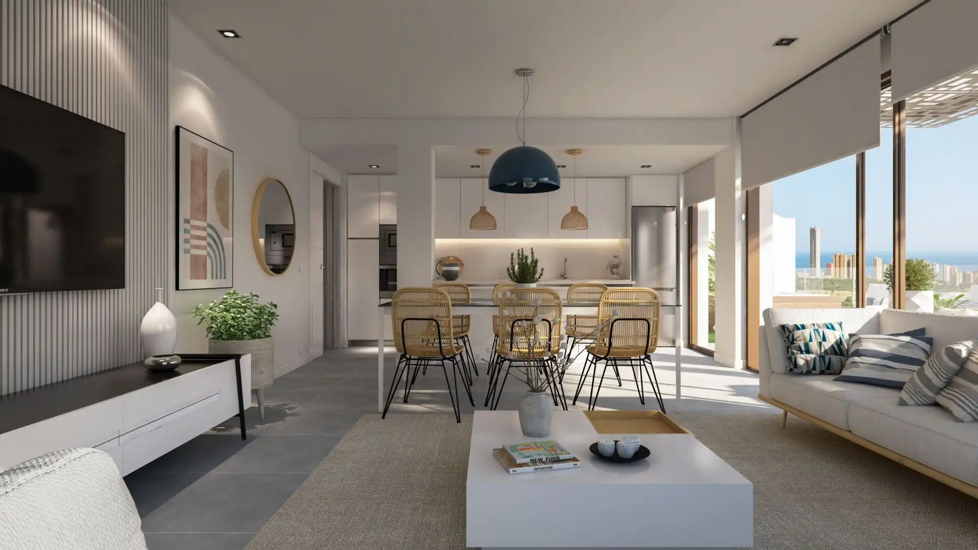 Apartamento con piscina en venta en Balcón de Finestrat - Terra Marina, imagen 9