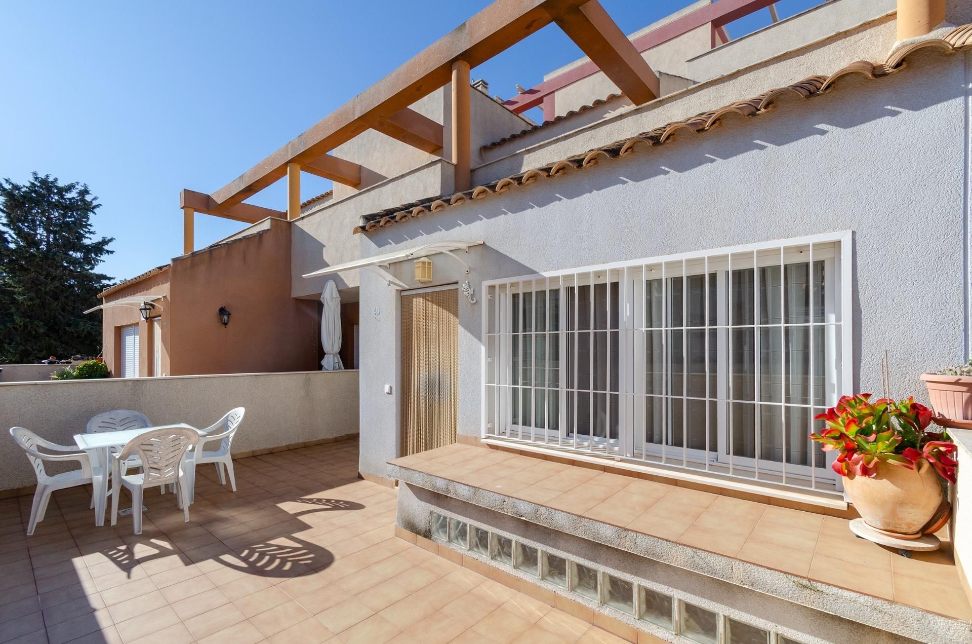 Terrassa de Casa o xalet en venda en La Unión amb Aire condicionat, Calefacció i Jardí privat