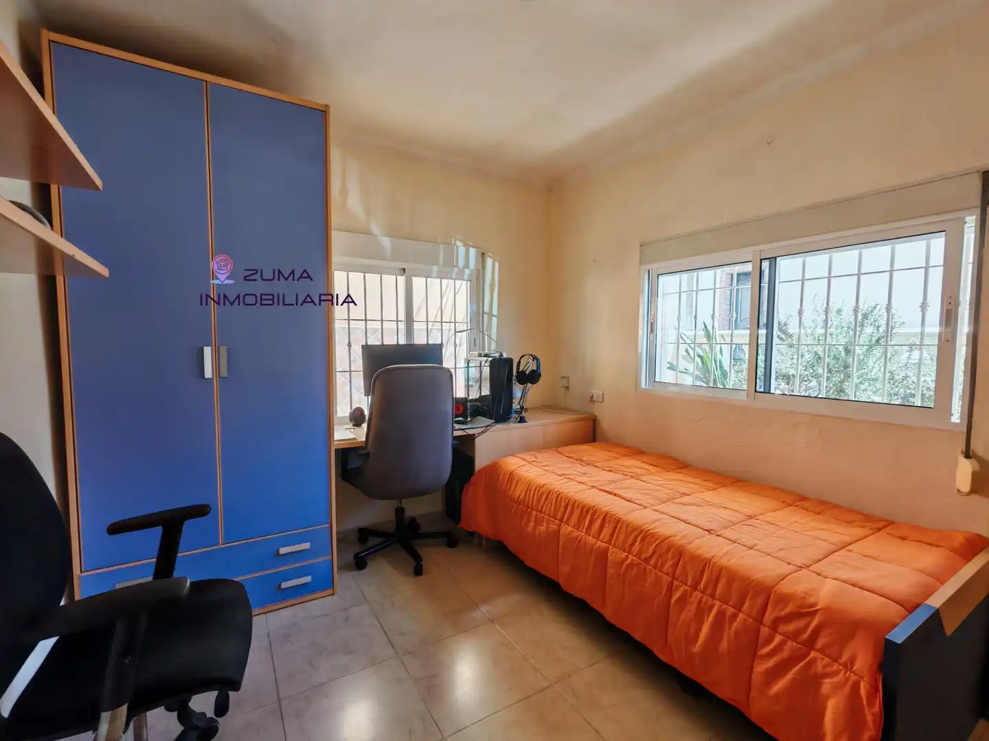 Bedroom of Flat for sale in Málaga  with Air Conditioner, Storage room and Furnished