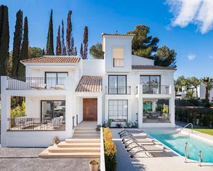Exterior view of House or chalet to rent in Estepona  with Air Conditioner, Heating and Private garden