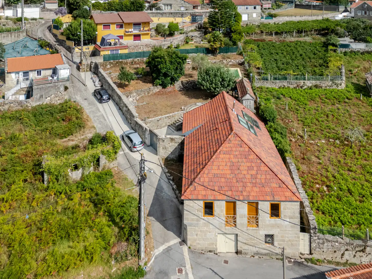 Exterior view of Country homes for sale in Poio  with Swimming Pool and Furnished