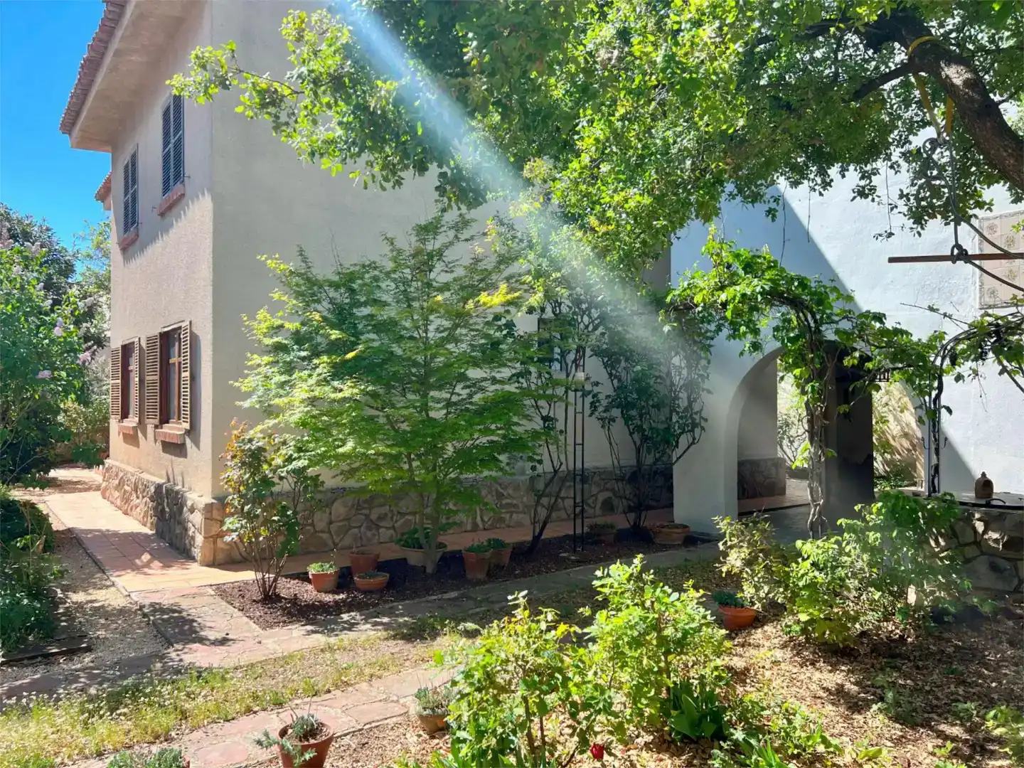 Exterior view of Flat for sale in Camporrobles  with Private garden, Storage room and Furnished