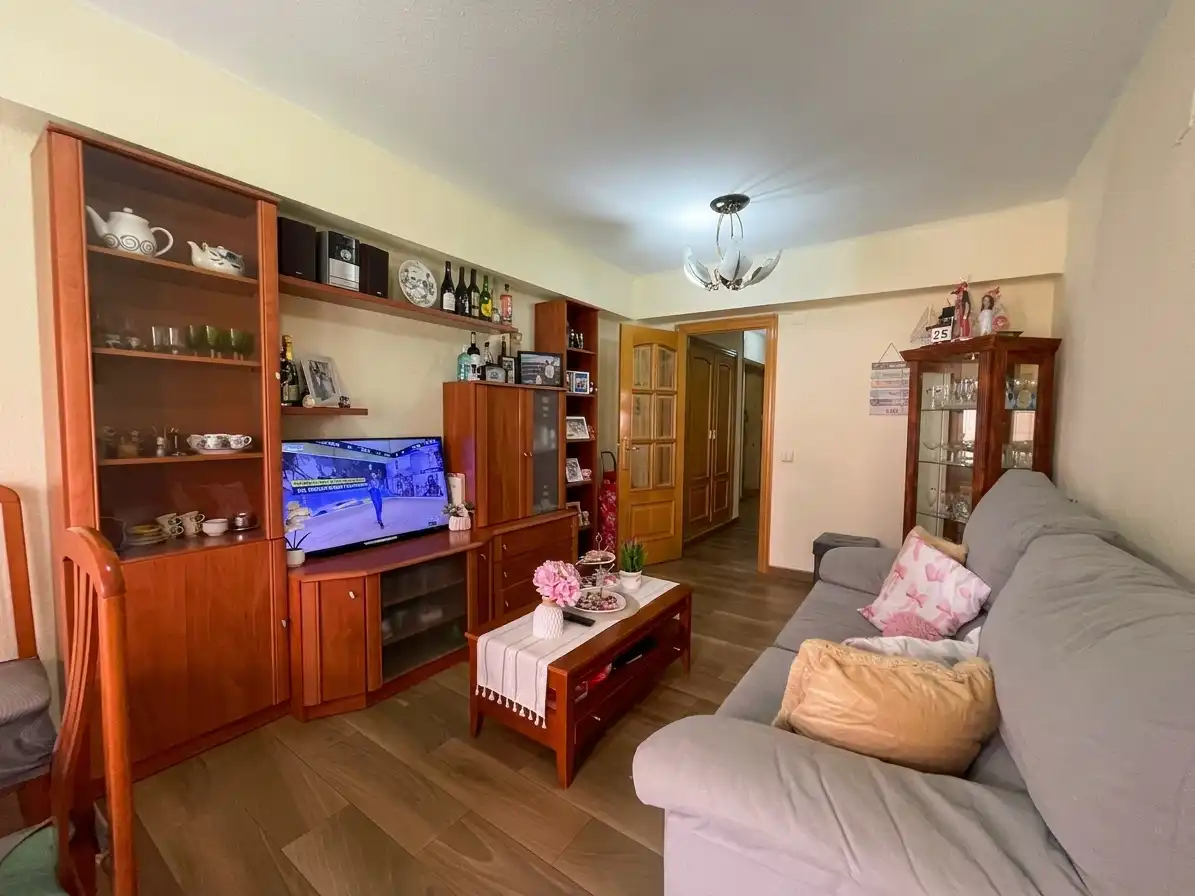 Sala d'estar de Pis en venda en Valencia amb Moblat i Balcó