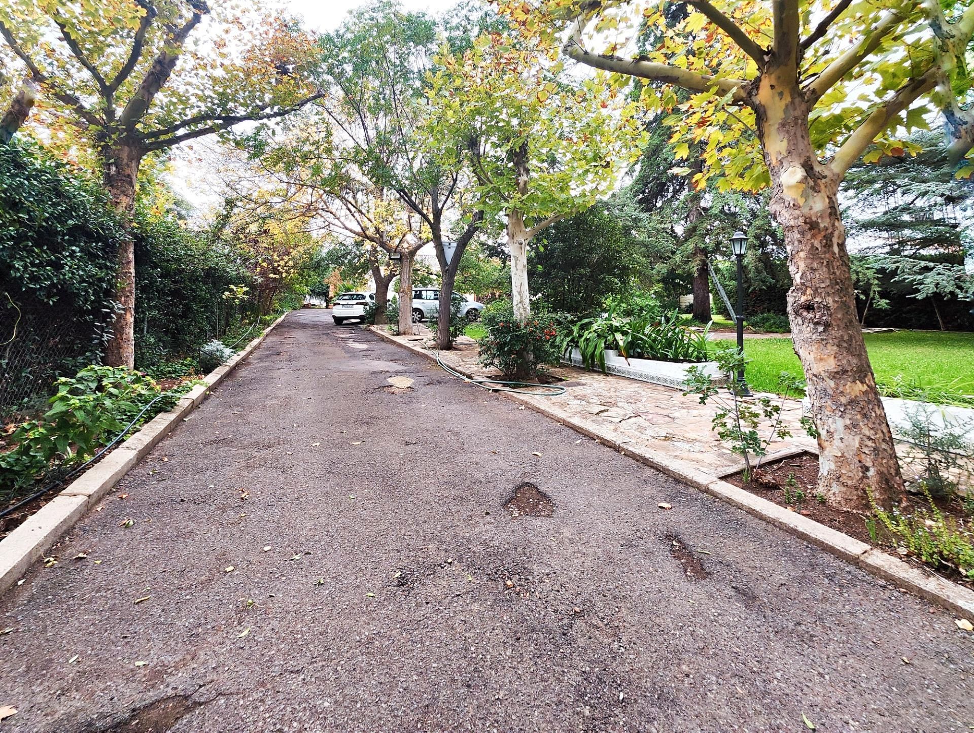 Vista exterior de Casa o xalet en venda en Puertollano amb Aire condicionat, Calefacció i Jardí privat