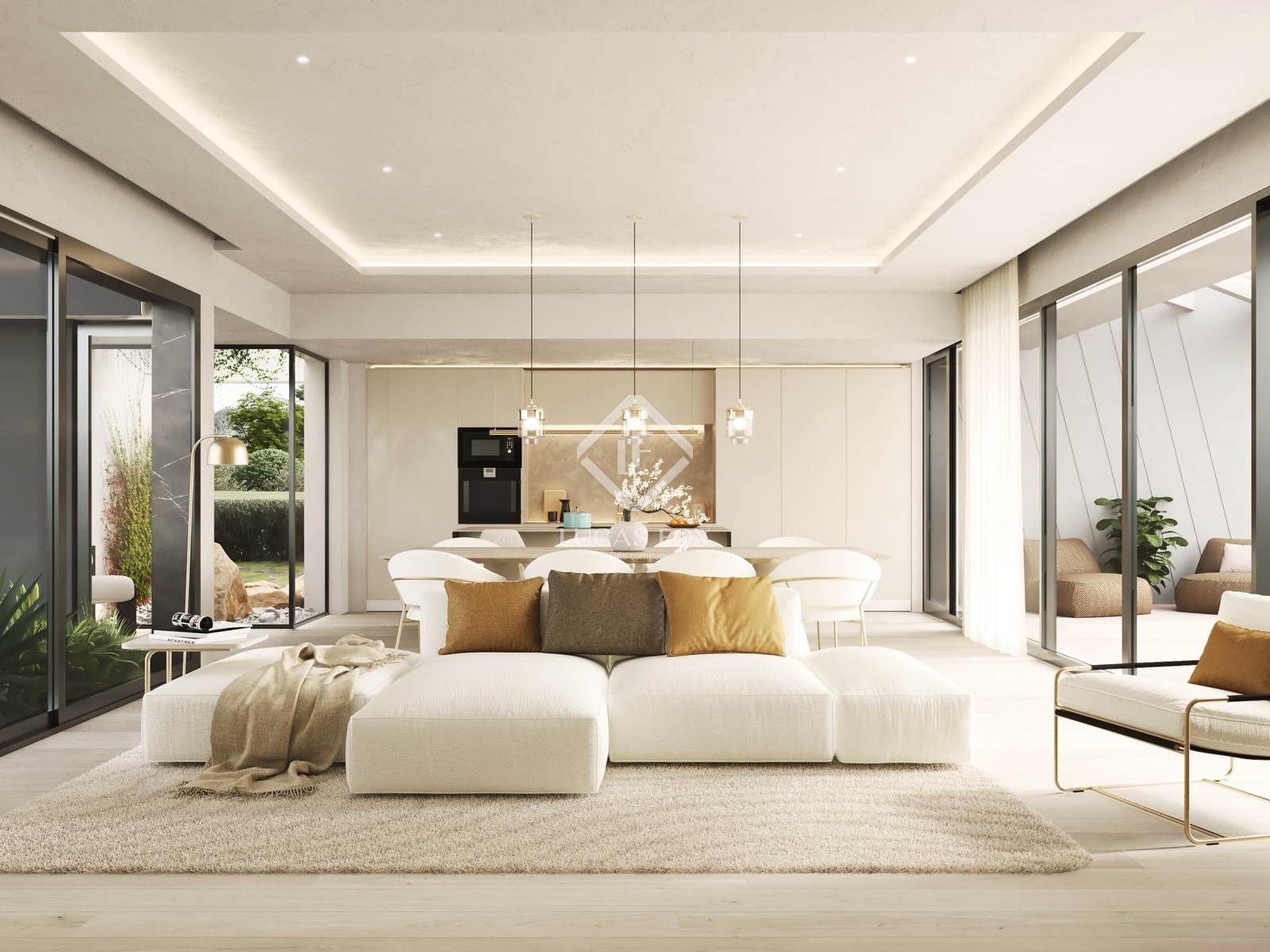 Sala de estar de Casa o chalet en venta en Torrelodones con Aire acondicionado, Calefacción y Jardín privado