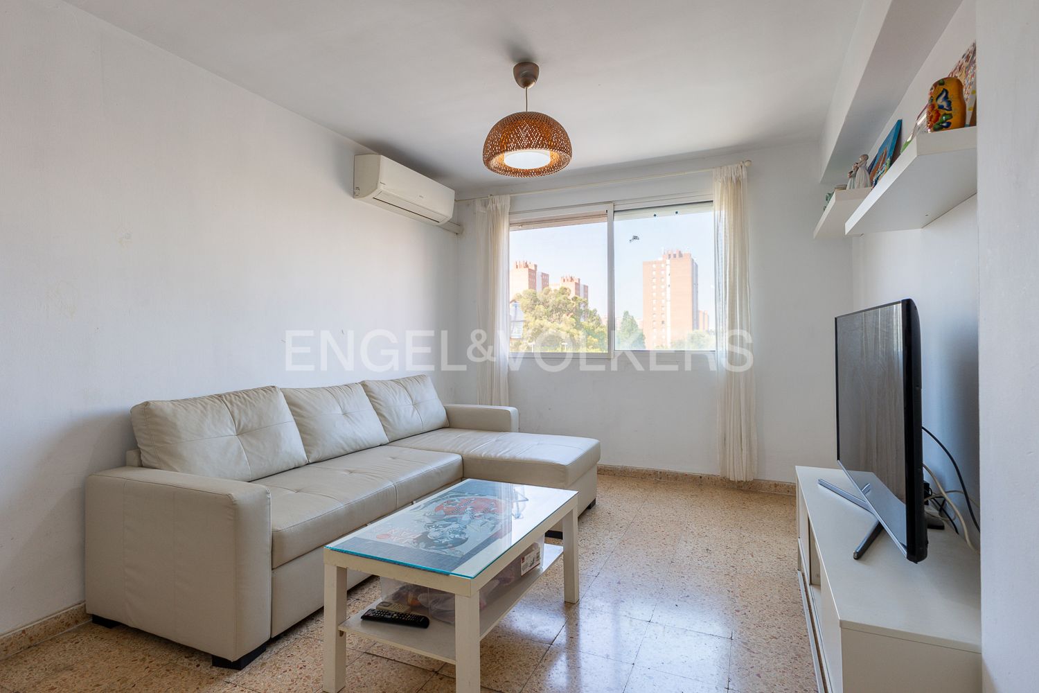 Sala d'estar de Apartament en venda en  Valencia Capital amb Aire condicionat i Calefacció
