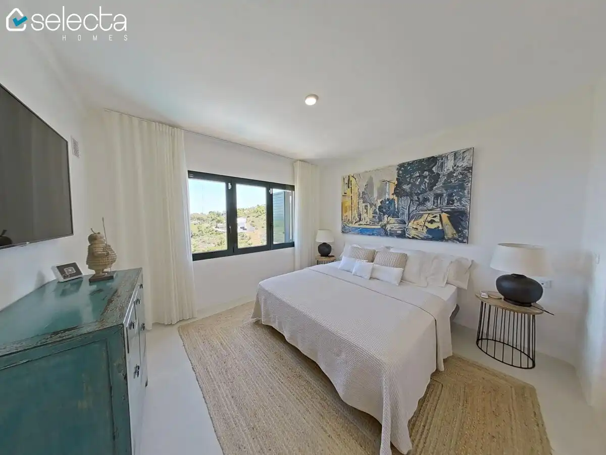 Schlafzimmer von Haus oder Chalet zum Verkauf in Dénia mit Klimaanlage, Heizung und Terrasse