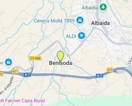 Terreny industrial en venda en Benissoda