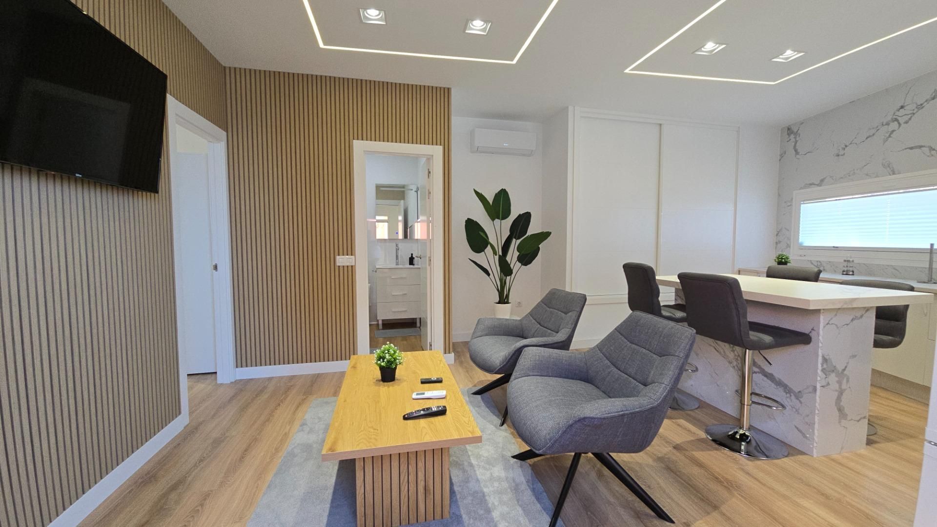 Living room of Planta baja to rent in Candelaria  with Air Conditioner, Heating and Terrace