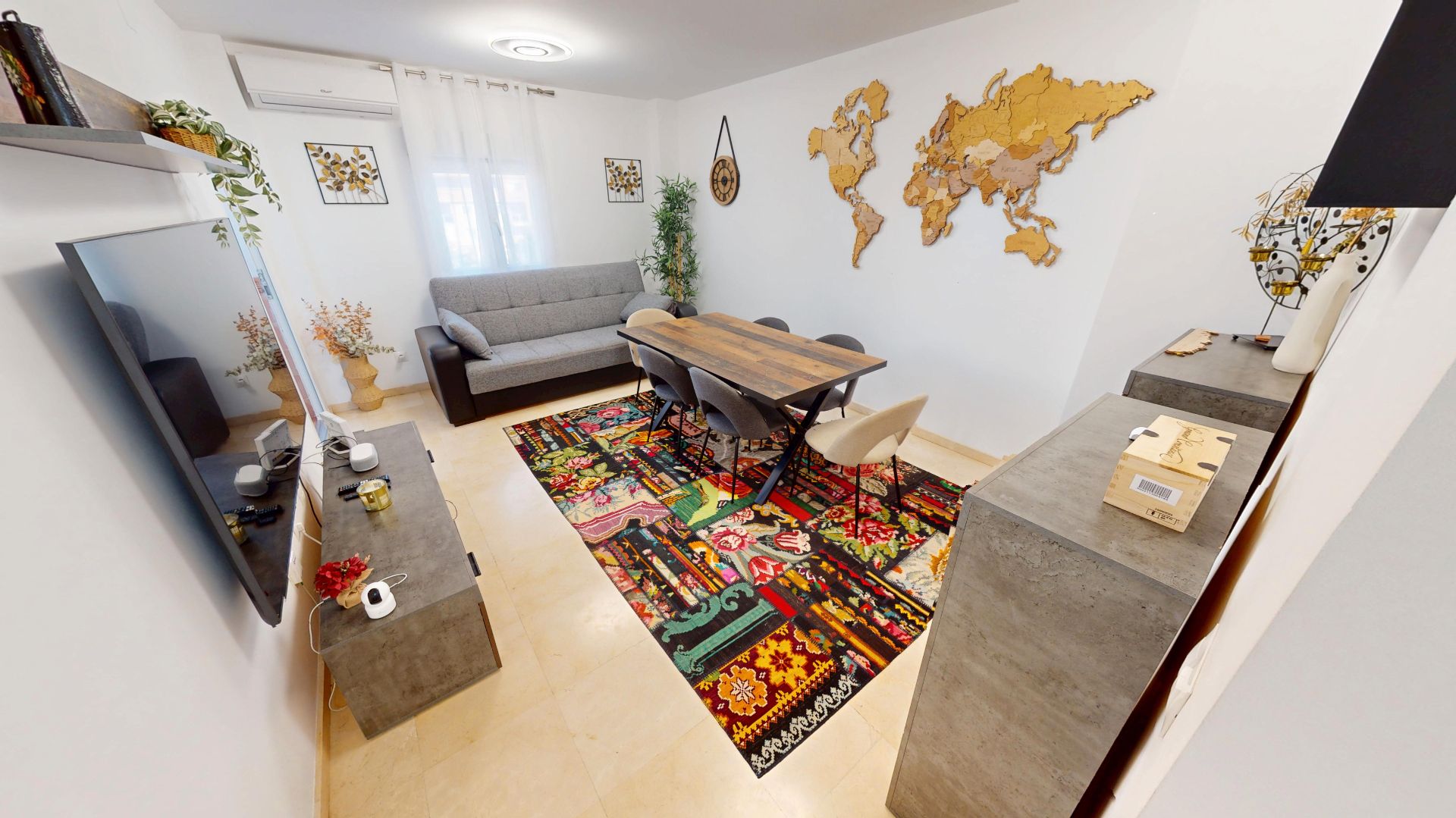 Living room of Flat for sale in Torremolinos  with Air Conditioner, Furnished and Oven