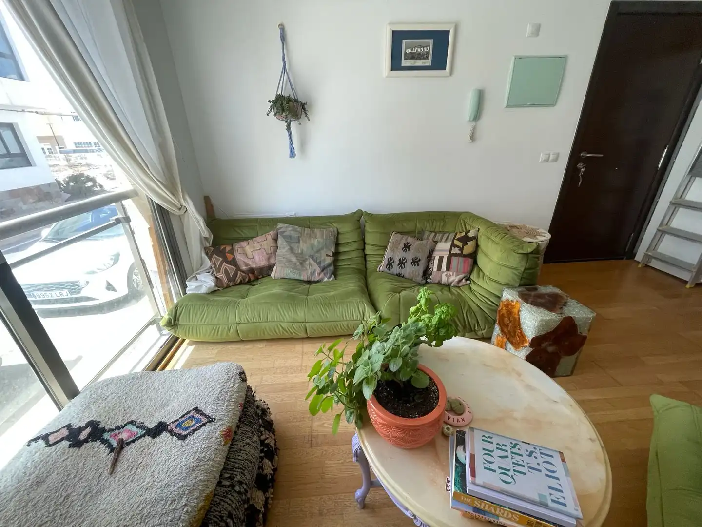 Sala d'estar de Pis en venda en La Oliva amb Aire condicionat, Parquet i Terrassa
