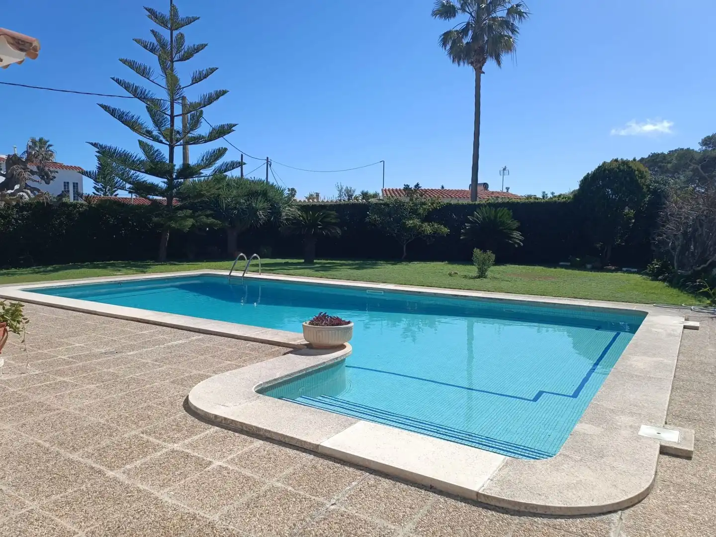 Swimming pool of Houses for sale in Es Castell  with Heating, Private garden and Terrace
