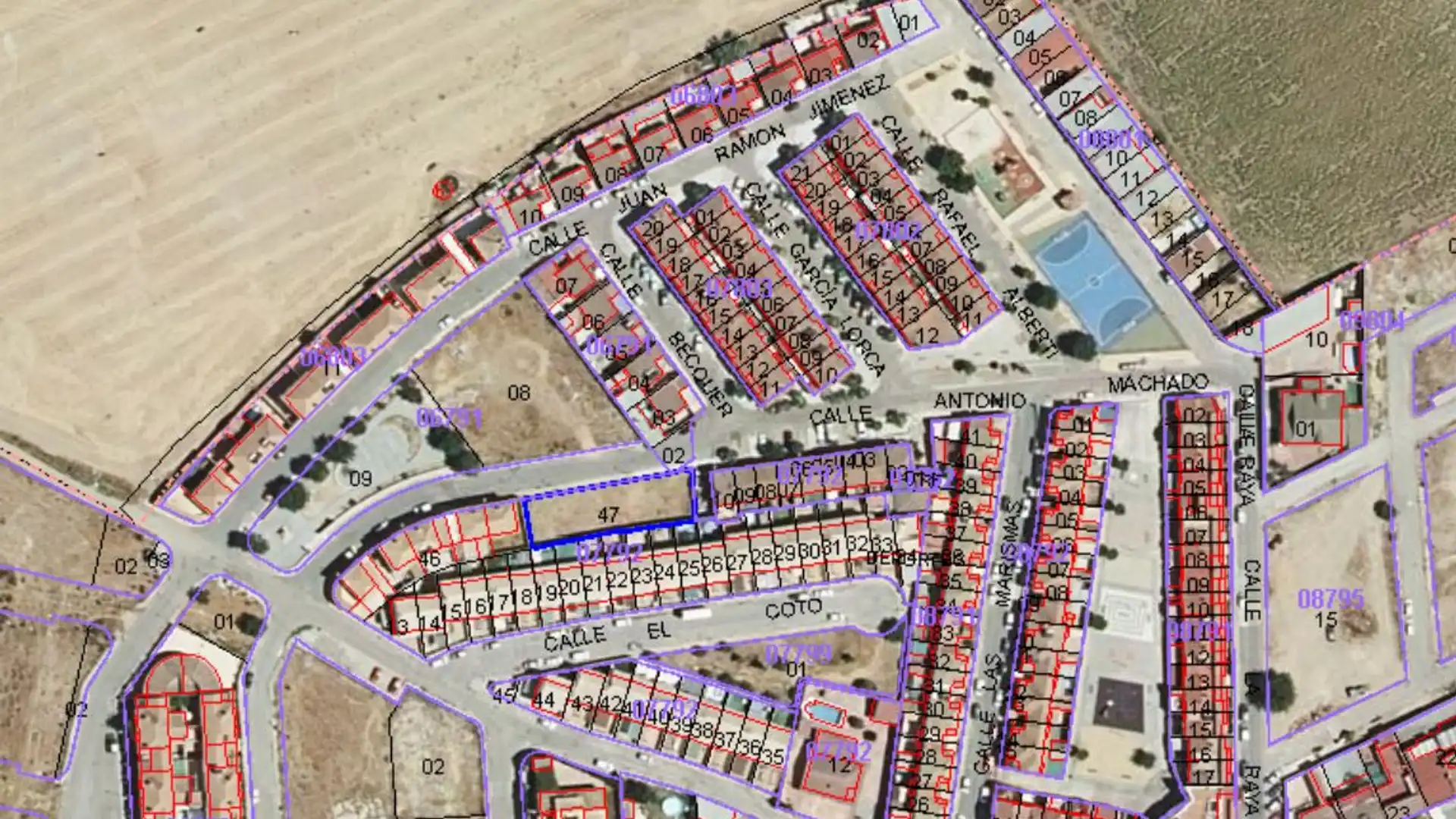 Vista exterior de Terreno en venta en Huévar del Aljarafe