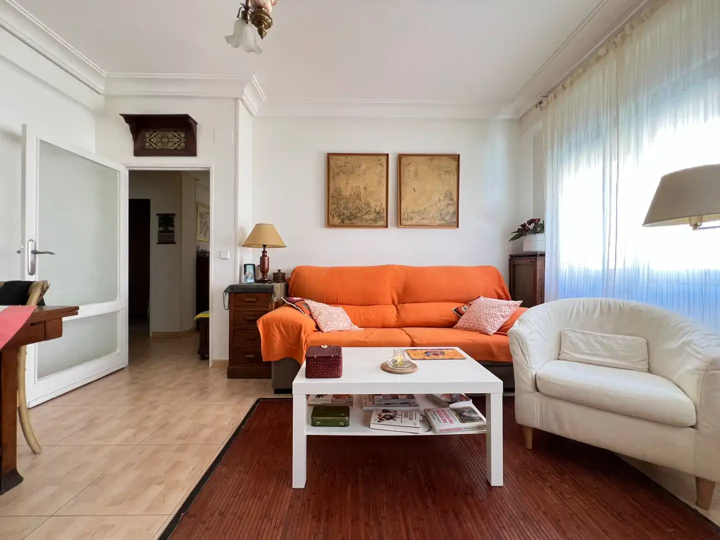 Sala de estar de Piso en venta en Madrid con Aire acondicionado, Calefacción y Amueblado