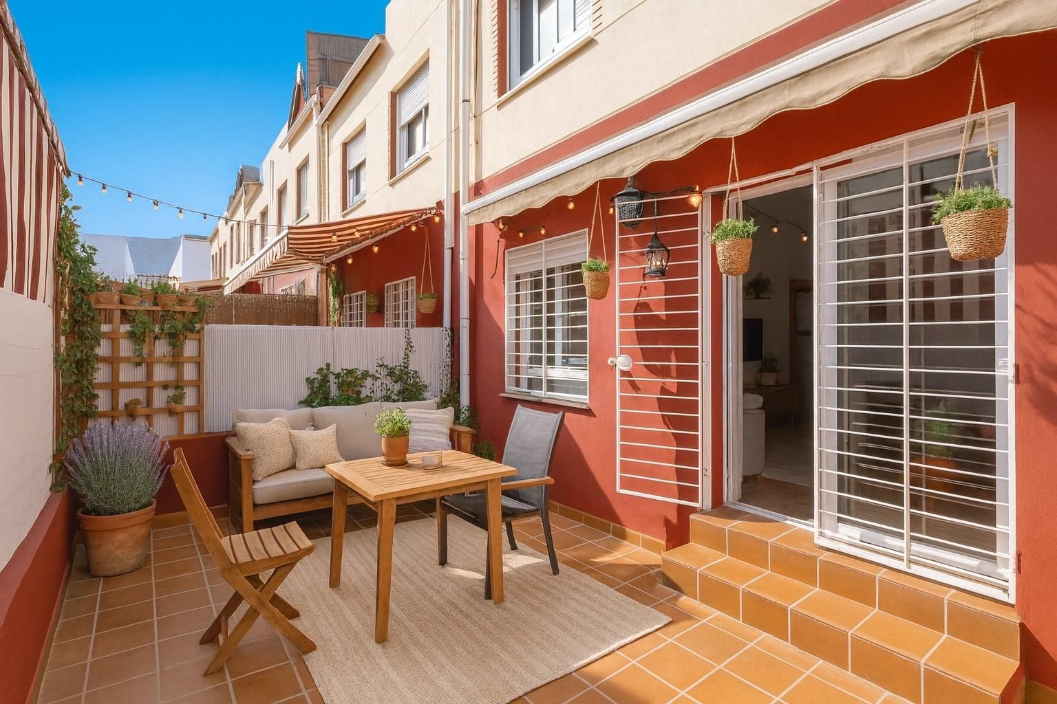Terraza de Casa adosada en venta en Alhaurín de la Torre con Aire acondicionado, Jardín privado y Terraza